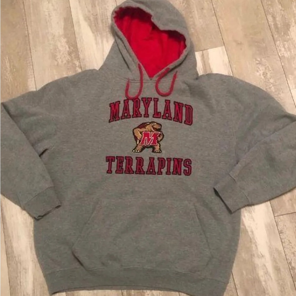 Vintage University of Maryland thick old school hoodie